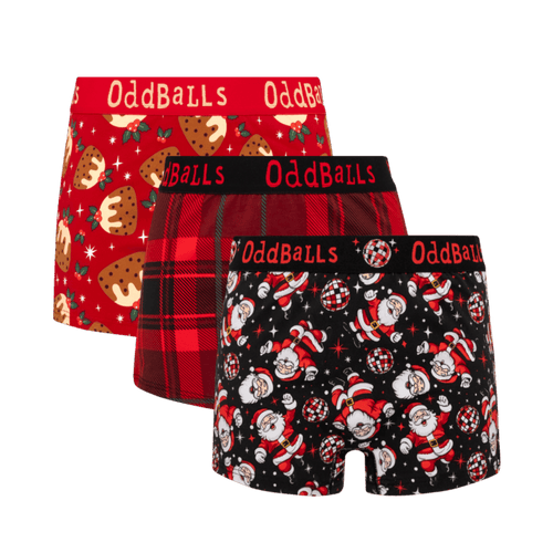 Sleigh All Day Bundle - Ladies Cotton Boxer Shorts 3 Pack