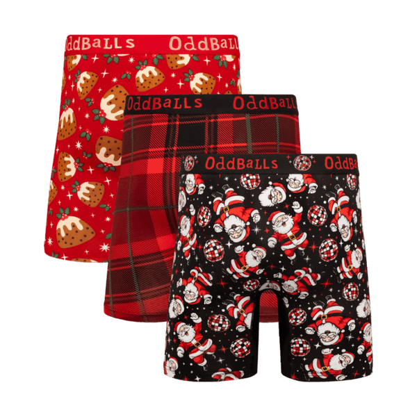 Sleigh All Day Bundle - Mens Bamboo Boxer Shorts Bundle 3 Pack back