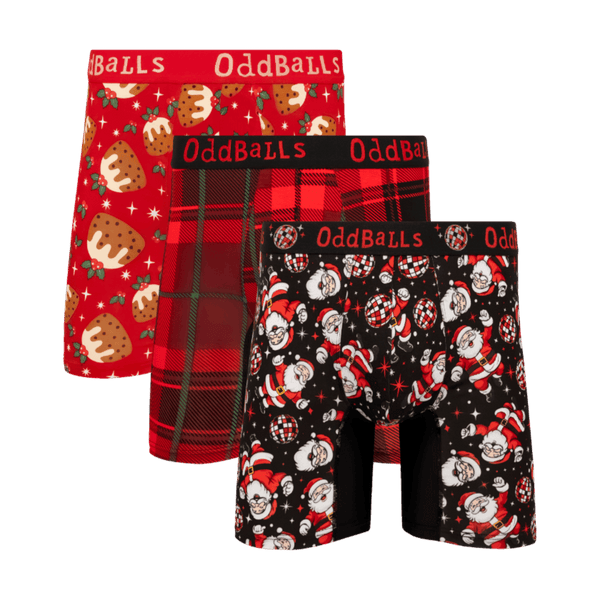 Sleigh All Day Bundle - Mens Bamboo Boxer Shorts Bundle 3 Pack front