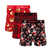 Sleigh All Day Bundle - Mens Cotton Boxer Shorts Bundle 3 Pack front