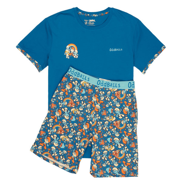 Smurfs - Men's Short Pyjamas Set (T-Shirt & Shorts)