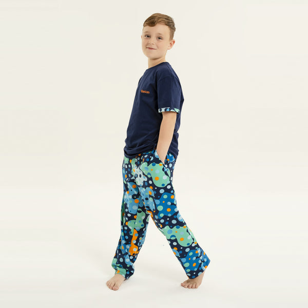 Space Balls - Kids Long Pyjamas Set (T-Shirt & Trousers)