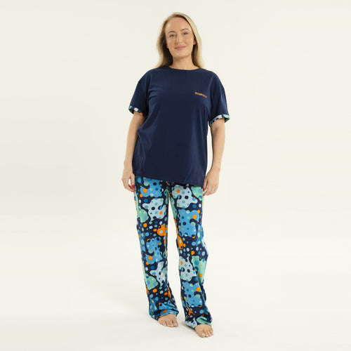 Space Balls - Women's Long Pyjamas Set (T-Shirt & Trousers)