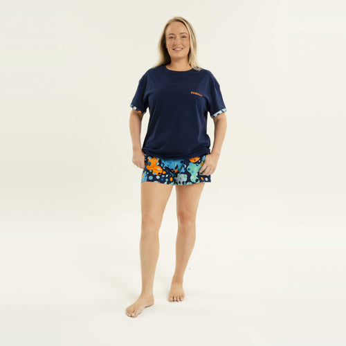 Space Balls - Women's Short Pyjamas Set (T-Shirt & Shorts)