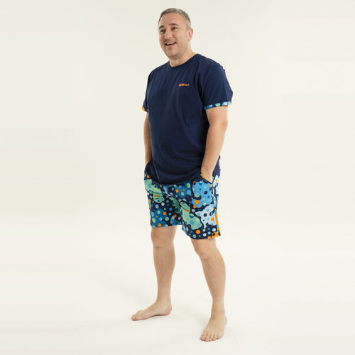 Space Balls - Men's Short Pyjamas Set (T-Shirt & Shorts)