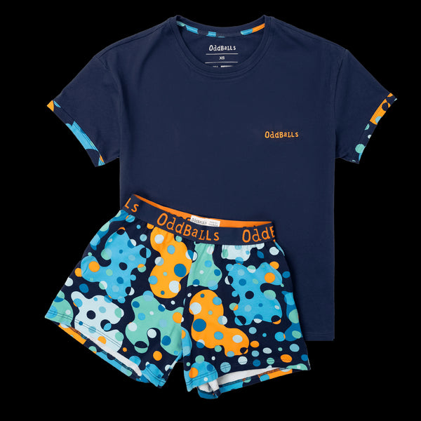 Space Balls - Women's Short Pyjamas Set (T-Shirt & Shorts)