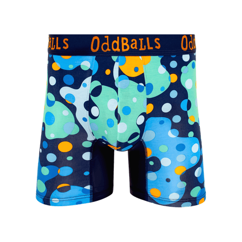 Space Balls Father's Day Bundle - Mens Bamboo Boxer Shorts & Matching Socks Bundle
