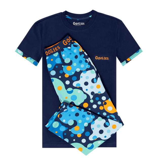 Goolies (Kids) Long Pyjamas - Space Balls - Long & T-Shirt
