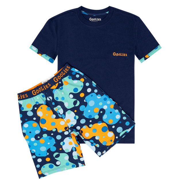 Goolies (Kids) Short Pyjamas - Space Balls - Shorts & T-Shirt