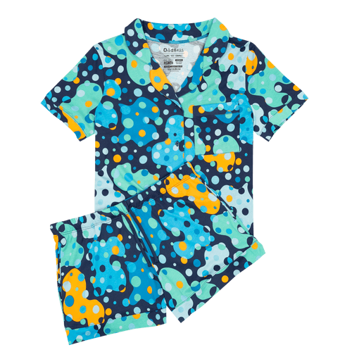 Space Balls - Modal Women's Short Button Up Pyjamas Set