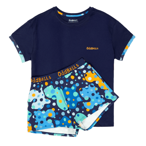 Space Balls - Women's Short Pyjamas Set (T-Shirt & Shorts)
