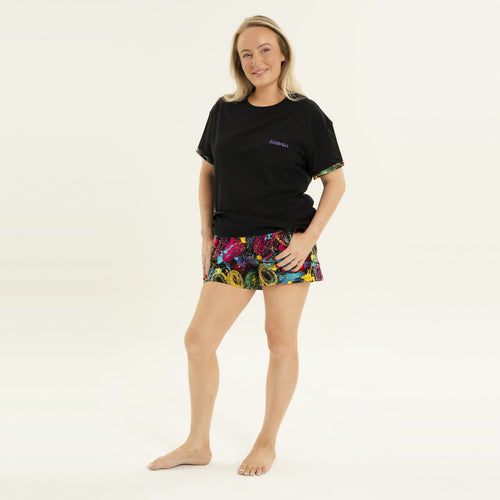 Splat - Women's Short Pyjamas Set (T-Shirt & Shorts)