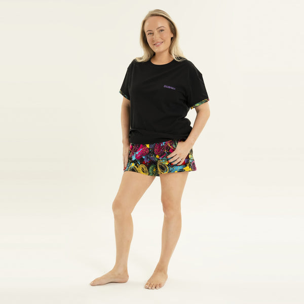 Splat - Women's Short Pyjamas Set (T-Shirt & Shorts)