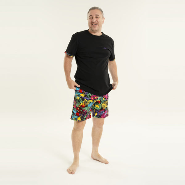 Splat - Men's Short Pyjamas Set (T-Shirt & Shorts)