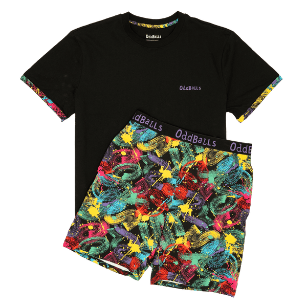 Splat - Men's Short Pyjamas Set (T-Shirt & Shorts)
