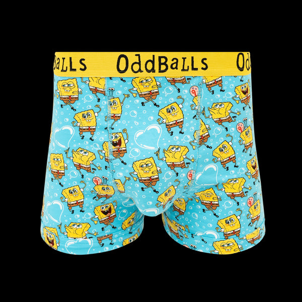 SpongeBob SquarePants Bubbles - Mens Cotton Boxer Shorts