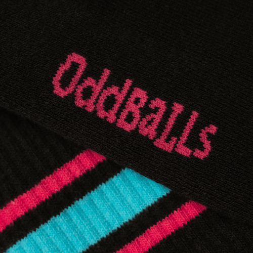 Black Stripe - Quarter Socks