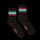 Black Stripe - Quarter Socks