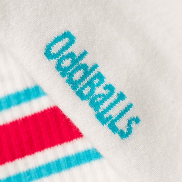 White Stripe - Quarter Socks