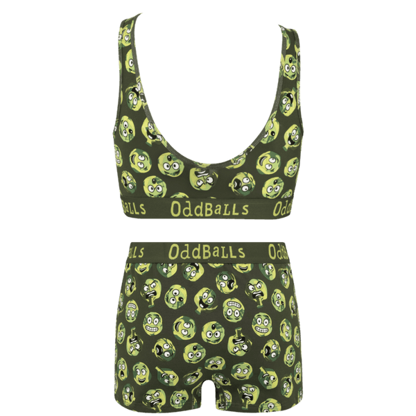 Sprout of Control Bundle - Womens Bralette & Boxers Matching Set back