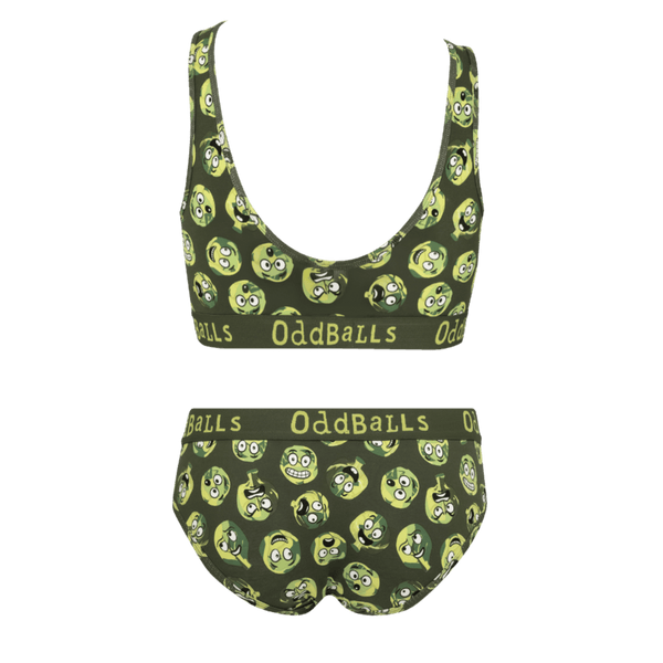 Sprout of Control Bundle - Womens Bralette & Briefs Matching Set back