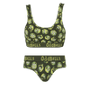 Sprout of Control Bundle - Womens Bralette & Briefs Matching Set front