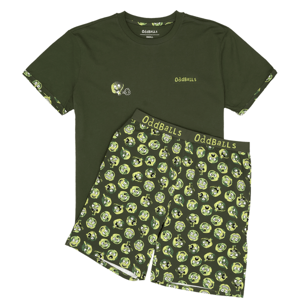 Sprout of Control - Men's Short Pyjamas Set (T-Shirt & Shorts)