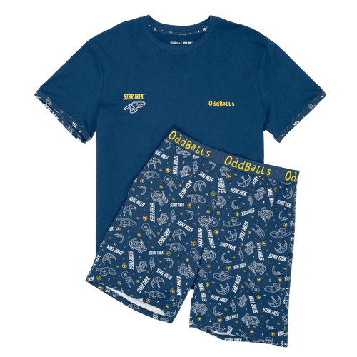 Star Trek Galaxy - Men's Short Pyjamas Set (T-Shirt & Shorts)