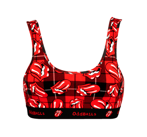The Rolling Stones Tartan - Ladies Bralette