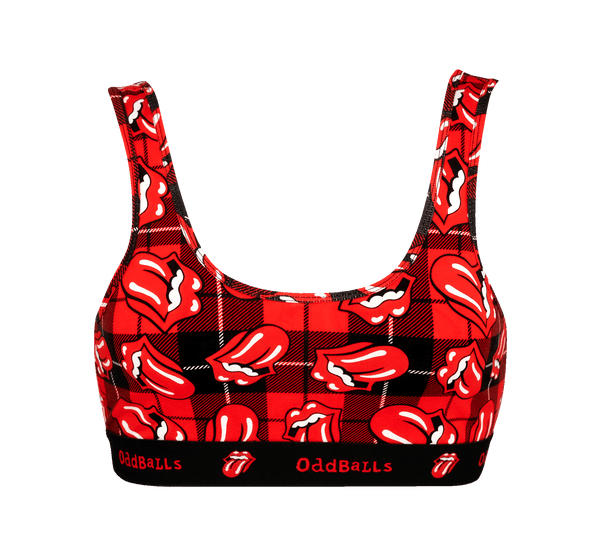The Rolling Stones Tartan - Ladies Bralette