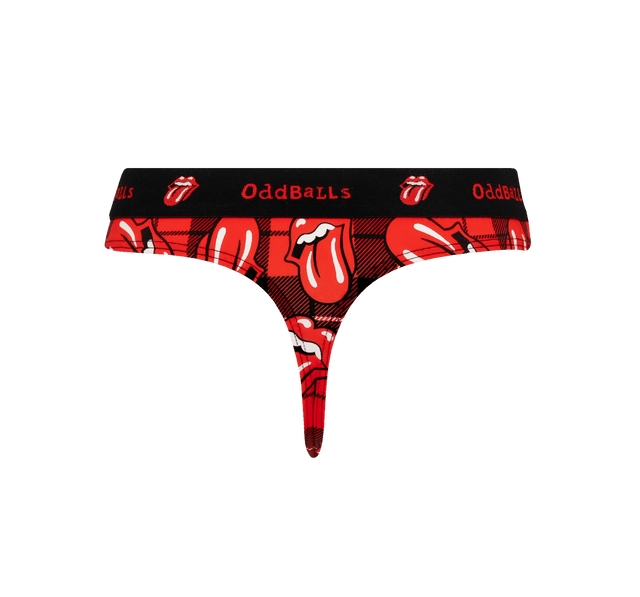 The Rolling Stones Tartan - Ladies Thong