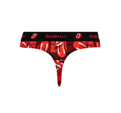 The Rolling Stones Tartan - Ladies Thong