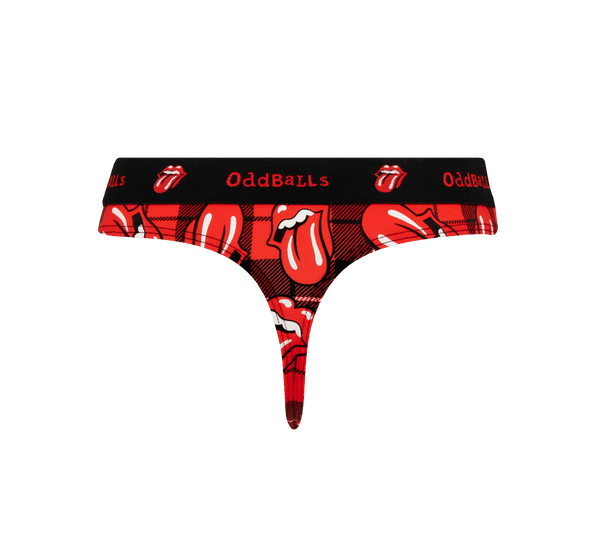 The Rolling Stones Tartan - Ladies Thong