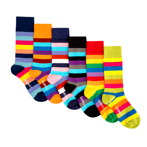 Stripes Bundle - 6 Pack Sock Bundle