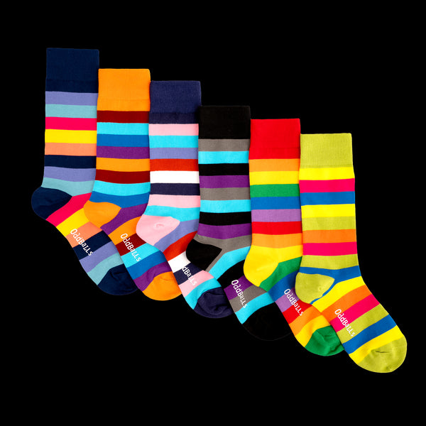 Stripes Bundle - 6 Pack Sock Bundle