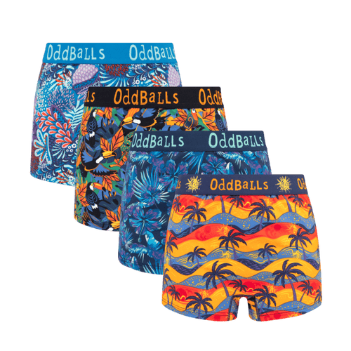 Summer of 26 Bundle - Ladies Cotton Boxer Short 4 Pack