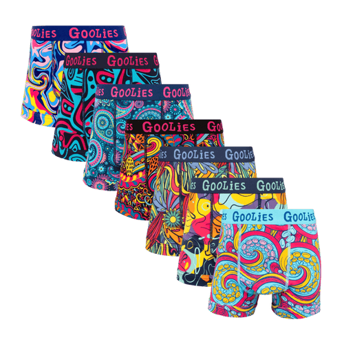 Suns Out Bums Out Bundle - Kids Cotton Boxer Shorts 7 Pack