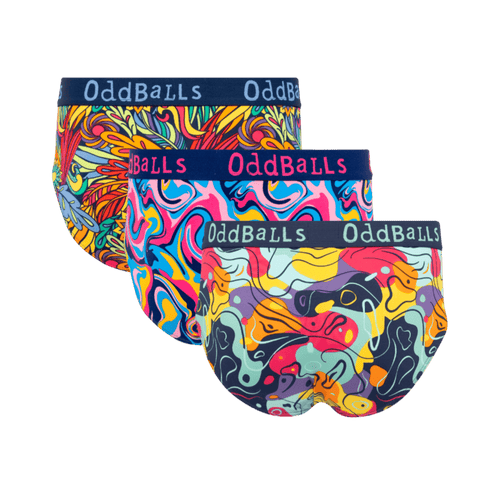 Sunset & Chill Bundle - Mens Cotton Briefs 3 Pack