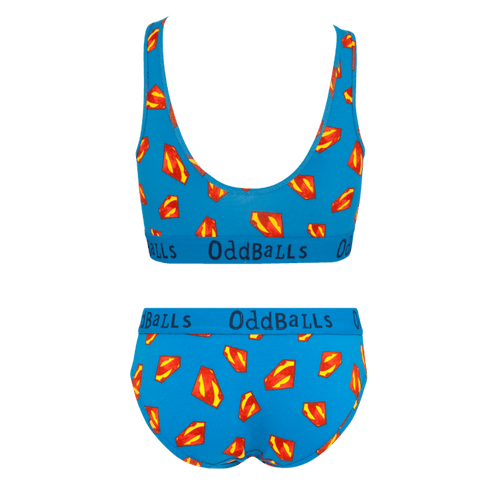 Original Superman Bundle - Womens Bralette & Briefs Matching Set