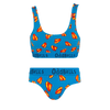 Superman Blue Bundle - Womens Bralette & Briefs Matching Set front
