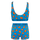 Superman Blue - Womens Bralette & Boxers Matching Set Bundle back