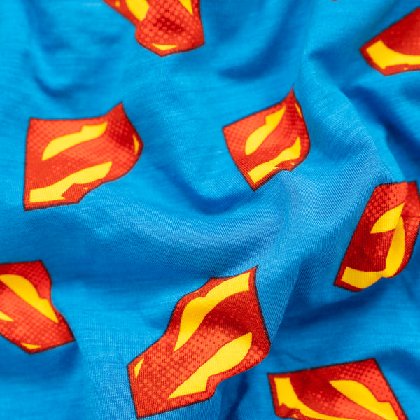 Superman Blue- Mens Bamboo Boxer Shorts