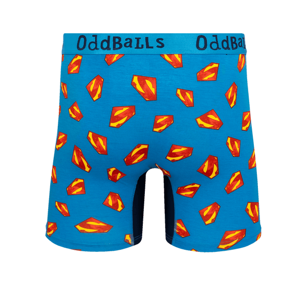 Superman Bundle - Mens Bamboo Boxer Shorts 2 Pack