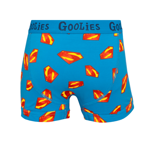 Superman Blue - Kids Boxer Shorts