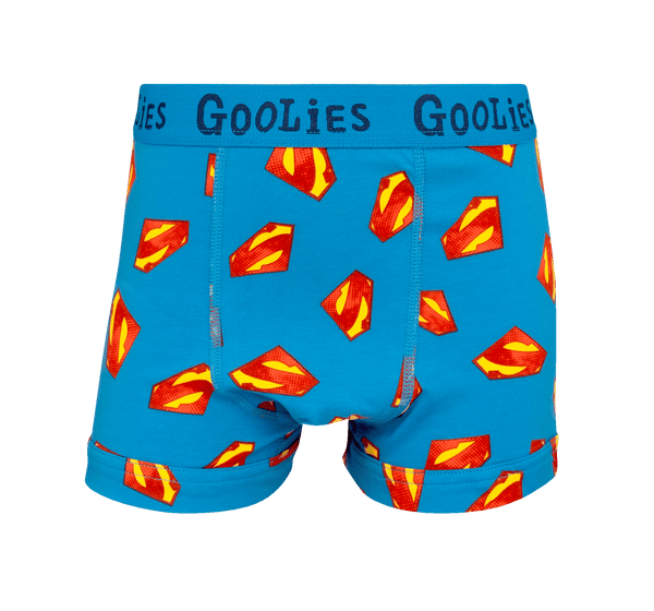 Superman Blue - Dad & Lad Boxer Shorts Bundle