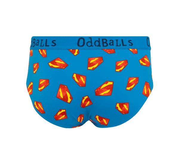 Superman Blue - Mens Cotton Briefs