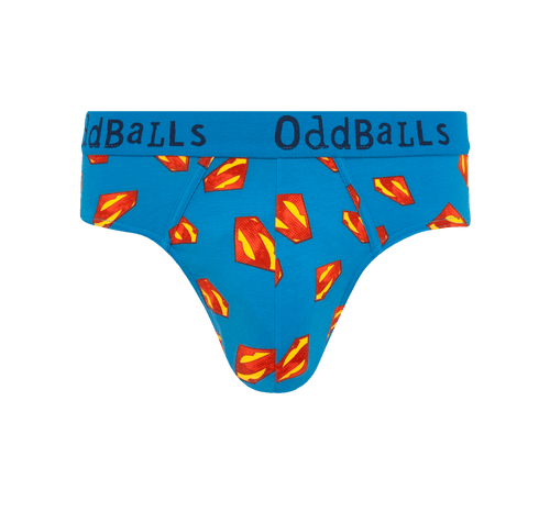 Superman Blue - Mens Cotton Briefs