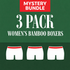 Mystery Bundle - Ladies Bamboo Boxer Shorts 3 Pack Bundle