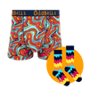 Shimmy Bundle - Mens Cotton Boxer Shorts & Matching Sock