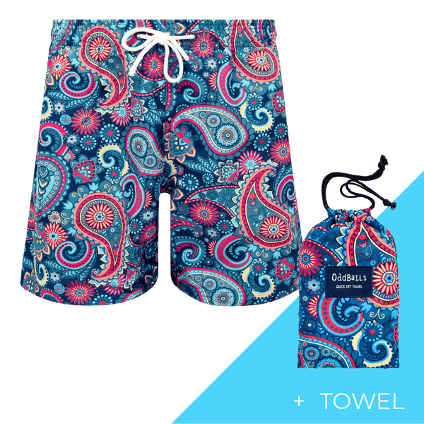 Fancy Pants - Mens Swim Shorts & Towel Bundle